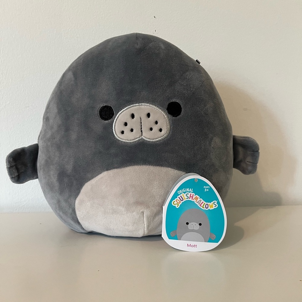 Squishmallow Matt the Manatee 8” Stuffed Animal